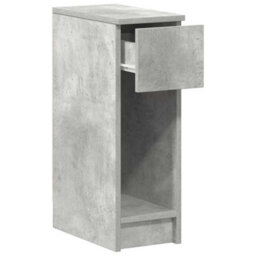 Berkfield Bedside Cabinets With Drawer 2 Pcs Concrete Grey 20X36X60 Cm - thumbnail 6