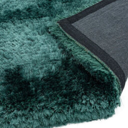 Teal Handmade , Luxurious , Modern , Plain , Shaggy , Sparkle Easy To Clean Rug For Living Room, Bedroom - 200Cm X 300Cm - thumbnail 4