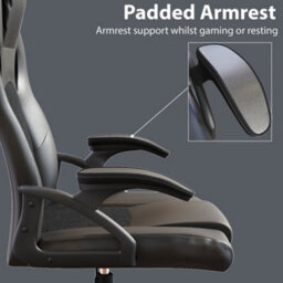 Lassic Vida Designs Coma Racing Gaming Ukfr Chair, Grey - thumbnail 5