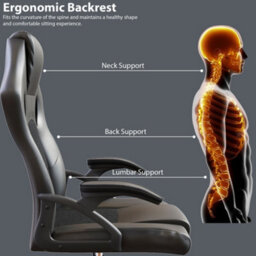 Lassic Vida Designs Coma Racing Gaming Ukfr Chair, Grey - thumbnail 6