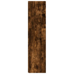 Walplus Corner Cabinet Smoked Oak 33X33X132 Cm Engineered Wood - thumbnail 4