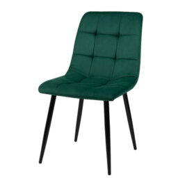 Kosy Koala Modern Round Dining Table Set With 4 Green Velvet Chairs Dining Room Furniture - thumbnail 4