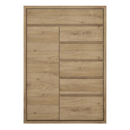 Furniture To Go Shetland 1 Door 6 Drawer Cupboard - thumbnail 2