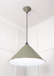 From the Anvil White Gloss Hockley Pendant In Tump - thumbnail 4