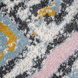 Loomed Pastel Multicolour Distressed Tribal Living Area Rug 60X110Cm - thumbnail 3