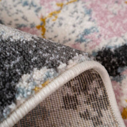 Loomed Pastel Multicolour Distressed Tribal Living Area Rug 60X110Cm - thumbnail 4