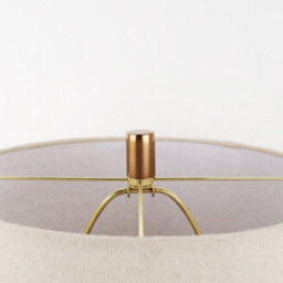 Pagazzi Lighting Pagazzi Lia 1 Light Antique Brass Textured Glass Table Lamp - thumbnail 6