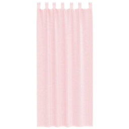 Berkfield Voile Curtains With Rod Pockets 2 Pcs Light Pink - thumbnail 4