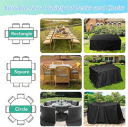 Waterproof Protective Cover For Garden Furniture, 123 74 Cm, Ideal Sofa, Chair, Table, Brown - thumbnail 5