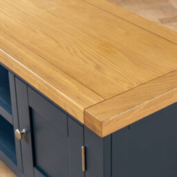 The Furniture Market Westbury Blue Painted Widescreen Tv Unit Up To 60 Tv Size - thumbnail 7