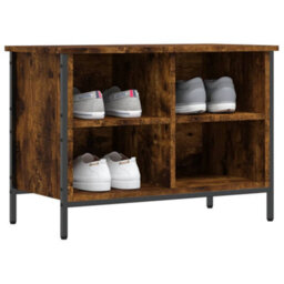 Walplus Shoe Cabinet Smoked Oak 69X35X50 Cm Engineered Wood - thumbnail 3