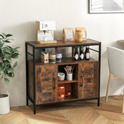 Buffet Sideboard Industrial Kitchen Storage Cabinet With Doors - thumbnail 5