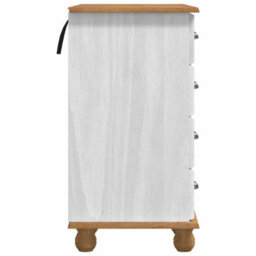 Walplus Desk With Drawer Askim White 95 X 40 X 75 Cm Solid Pine Wood - thumbnail 6