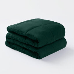 Ohs Supersoft Weighted 6Kg Blanket, Forest Green - 125 X 180Cm - thumbnail 8