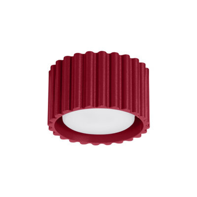 Luminosa Lighting Luminosa Aura Surface Mounted Downlight Burgundy 1X Gx53 - image 1