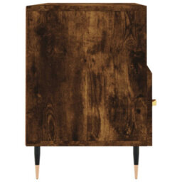 Berkfield Sturdy Tv Cabinet Smoked Oak 102X36X50 Cm Engineered Wood - thumbnail 7