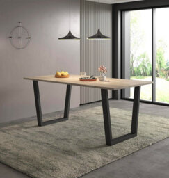 Hallowood Furniture Dudley Large Dining Table - 180Cm - thumbnail 2