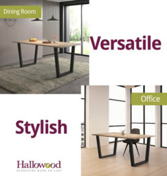 Hallowood Furniture Dudley Large Dining Table - 180Cm - thumbnail 7