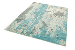 Duckegg Funky Modern Abstract Easy To Clean Dining Room Rug-160Cm X 230Cm - thumbnail 3