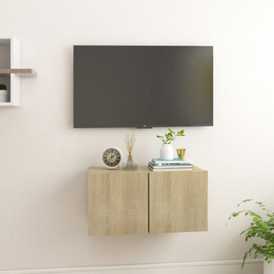 Berkfield Hanging Tv Cabinet Sonoma Oak 60X30X30 Cm - image 1