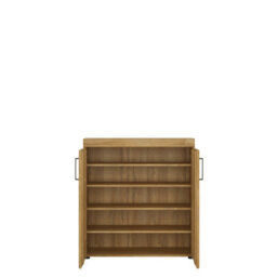Furniture To Go Cortina 2 Door Shoe Cabinet In Grandson Oak - thumbnail 2