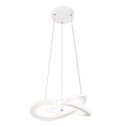 Luminosa Lighting Luminosa Planet Pendant, 40W Led, 3000K, 1800Lm, White, 3Yrs Warranty - thumbnail 1