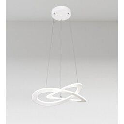 Luminosa Lighting Luminosa Planet Pendant, 40W Led, 3000K, 1800Lm, White, 3Yrs Warranty - thumbnail 2