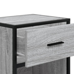 Berkfield Bedside Cabinet Grey Sonoma 40X31X50 Cm Engineered Wood - thumbnail 9