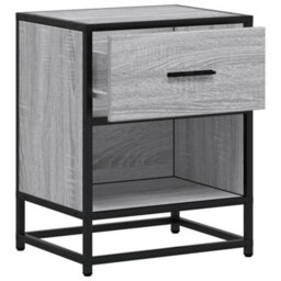 Berkfield Bedside Cabinet Grey Sonoma 40X31X50 Cm Engineered Wood - thumbnail 8