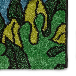 Green Kids Rug, Animal Graphics Pictorial Rug, Modern Rug, Stain-Resistant Rug For Bedroom, & Dining Room-60Cm X 120Cm - thumbnail 2