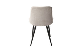 Core Products Aspen Grey Oak Effect 80Cm Square Dining Table With 4 Natural Fabric Diamond Stitch Design Chairs - thumbnail 5