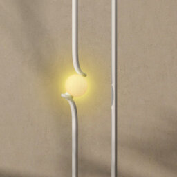 Wyld Haus Vano Rafa White Dimmable Led Floor Lamp With Glass Night Light And Foot Switch - 145 Cm, 4000K. - thumbnail 9