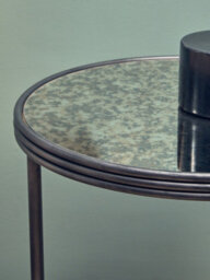 Orsina Design Two Tier Side Table, Two Tier Layout Small Lounge Table, Easily Maintained Rustic Side Table By Couch - thumbnail 5