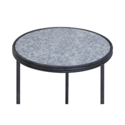 Orsina Design Two Tier Side Table, Two Tier Layout Small Lounge Table, Easily Maintained Rustic Side Table By Couch - thumbnail 3