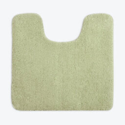 Allure Bath Fashions Luxury Microfibre Pedestal Toilet Mat Non-Slip - Sage Green - thumbnail 1