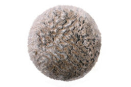 Littens Brown Bear Faux Fur Round Footstool Ottoman Pouffe Bean Bag 45Cm X 25Cm - thumbnail 3