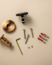 Cosmic Towel Hook, Robe Hook, Coat Hook, Brushed Copper Pvd, Architect S+ Collection - thumbnail 4