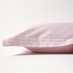 Homescapes Dusky Pink Violet Egyptian Cotton Ultrasoft King Size Oxford Pillowcase 330 Tc - thumbnail 2