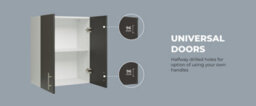 Jd Greta Kitchen Wall Unit 600mm Storage Cabinet With Doors And Shelf 60Cm - White Matt - thumbnail 6