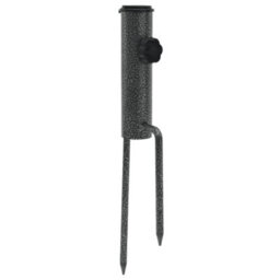 Walplus Parasol Stands With Spikes 2 Pcs 9X35 Cm Galvanised Steel - thumbnail 2