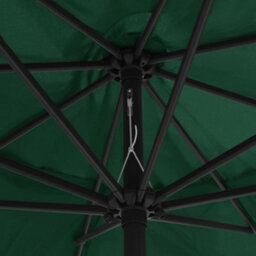 Berkfield Outdoor Parasol With Metal Pole 400 Cm Green - thumbnail 5