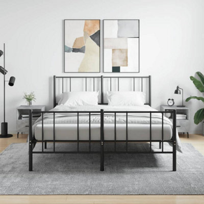Berkfield Bedside Cabinets 2 Pcs Concrete Grey 40X35X47.5 Cm Engineered Wood - image 1