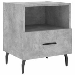 Berkfield Bedside Cabinets 2 Pcs Concrete Grey 40X35X47.5 Cm Engineered Wood - thumbnail 6