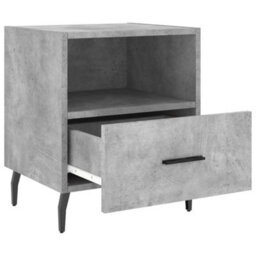 Berkfield Bedside Cabinets 2 Pcs Concrete Grey 40X35X47.5 Cm Engineered Wood - thumbnail 5
