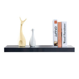 Innoteck 40Cm High Gloss Grey Floating Wall Shelf 40Cm - thumbnail 1