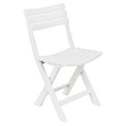 Urbn-Garden Urbn Garden 79Cm Height White Plastic Garden Dining Table With Chairs Set Patio Deck Outdoor Furniture 3Pcs - thumbnail 4