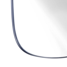 Beliani Wall Mirror Cergy 39 Cm 95 Cm Metal Black - thumbnail 5