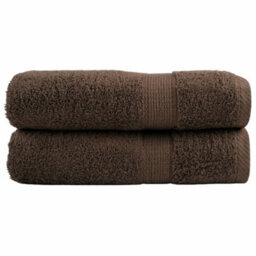 Berkfield Premium Shower Towels Solund 2Pcs Brown 70X140Cm 600Gsm - thumbnail 1