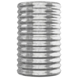 Berkfield Durable Garden Planter Powder-Coated Steel 260X40X68 Cm Silver - thumbnail 4