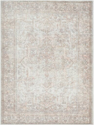 Livabliss Becki Owens Margot-Vintage Blue Pink Green Traditional Vintage Boho Living Dining Bedroom Rug 200 X 275 Cm Easy Care, Non Shedding - thumbnail 1